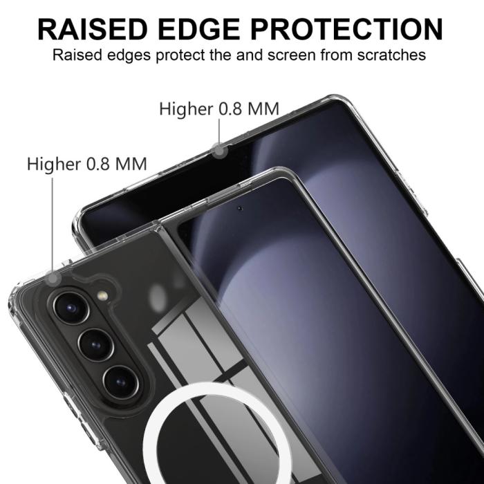 Bild 5,  Galaxy Z Fold 6 Skal MagSafe Transparent - Teknikhallen.se