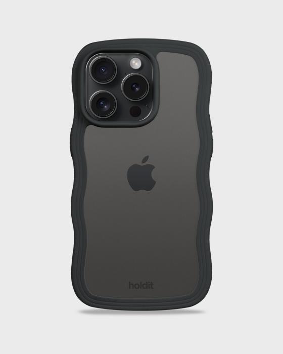 Bild 2, holdit holdit iPhone 14 Pro Skal Wavy Svart/Transparent - Teknikhallen.se