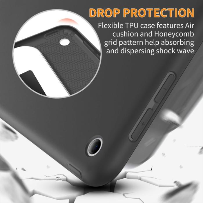 Bild 6, Tech-Protect Tech-Protect iPad 9.7 2017/2018 Fodral SmartCase Svart - Teknikhallen.se