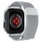 Spigen Spigen Apple Watch 44/45 mm Armband Metal Fit 'Pro' Silver - Teknikhallen.se