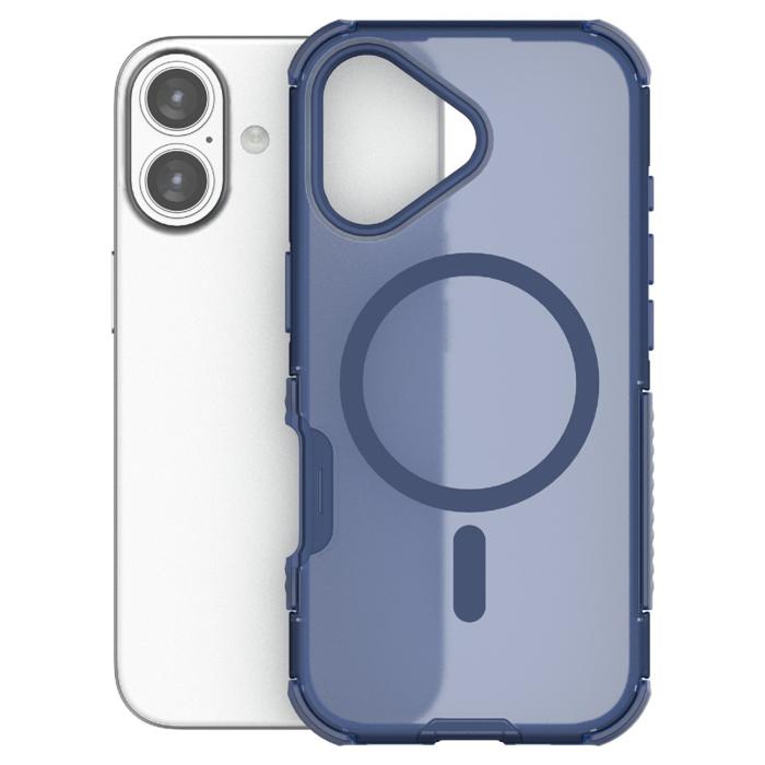 Bild 3,  iPhone 17 Skal MagSafe Shockproof Hybrid Blå - Teknikhallen.se