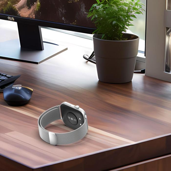 Bild 4, Tech-Protect Tech-Protect Huawei Watch Fit 3 Armband MilaneseBand Svart - Teknikhallen.se