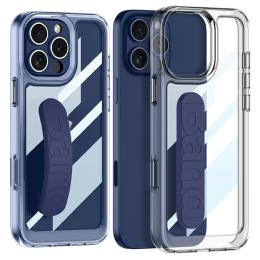 GKK GKK iPhone 16 Pro Max Skal Hand Strap Hybrid Blå - Teknikhallen.se