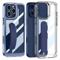 GKK GKK iPhone 16 Pro Max Skal Hand Strap Hybrid Bl&aring; - Teknikhallen.se