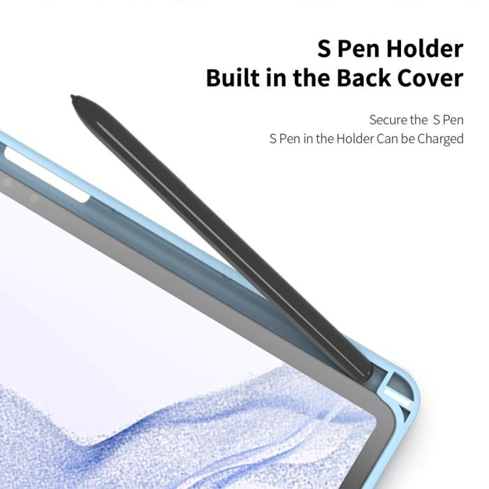 Bild 6, DUX DUCIS DUX DUCIS Galaxy Tab S9 Plus Fodral TOBY Tri-Fold Blå - Teknikhallen.se