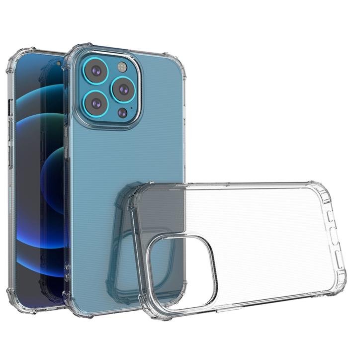 Bild 4,  iPhone 13 Pro - Shockproof TPU Skal - Transparent - Teknikhallen.se