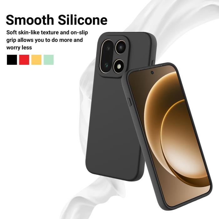 Bild 3,  OnePlus 15 Skal Liquid Silikon Svart - Teknikhallen.se