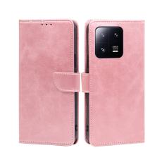  Xiaomi 13 Pro 5G Fodral L&auml;der Ros&eacute;guld - Teknikhallen.se