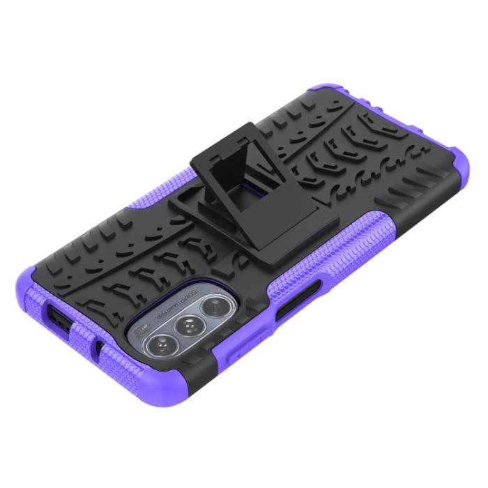 Bild 5,  Motorola Moto G62 5G Skal Ultimata Stöttåligt med Stöd Lila - Teknikhallen.se