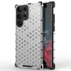  Samsung Galaxy S23 Ultra Skal Shockproof Honeycomb Gr&aring; - Teknikhallen.se