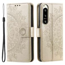  Sony Xperia 5 IV Fodral Mandala L&auml;der Guld - Teknikhallen.se
