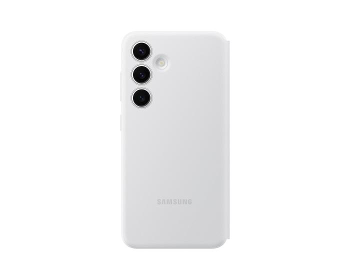 Bild 2, Samsung Samsung Galaxy S24 Fodral Smart Clear View White - Teknikhallen.se