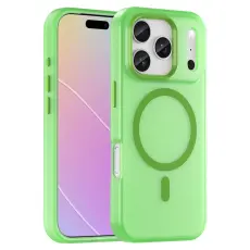  iPhone 17 Pro Skal MagSafe Hybrid Matt Gr&ouml;n - Teknikhallen.se