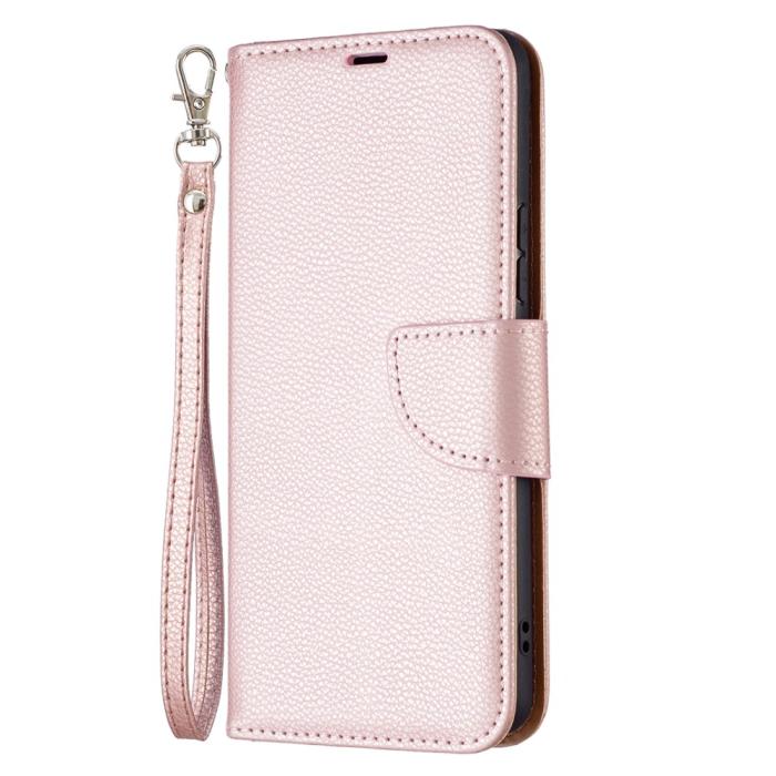 Bild 2,  Samsung Galaxy A53 5G Fodral Litchi Shark Läder Roséguld - Teknikhallen.se