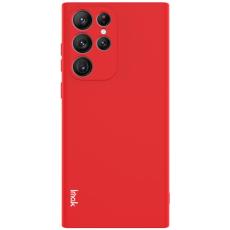IMAK IMAK Samsung Galaxy S22 Ultra Skal Skin Touch TPU R&ouml;d - Teknikhallen.se