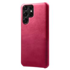 KSQ KSQ Samsung Galaxy S22 Ultra Skal L&auml;dert&auml;ckt Rosa - Teknikhallen.se