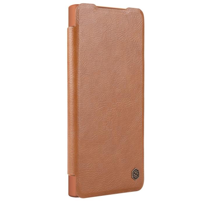 Bild 5, NILLKIN NILLKIN Galaxy S24 Plus Fodral Qin Läder Cam Kickstand Brun - Teknikhallen.se