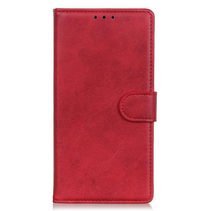 Bild 6,  Samsung Galaxy S23 Plus Fodral Solid Läder Röd - Teknikhallen.se