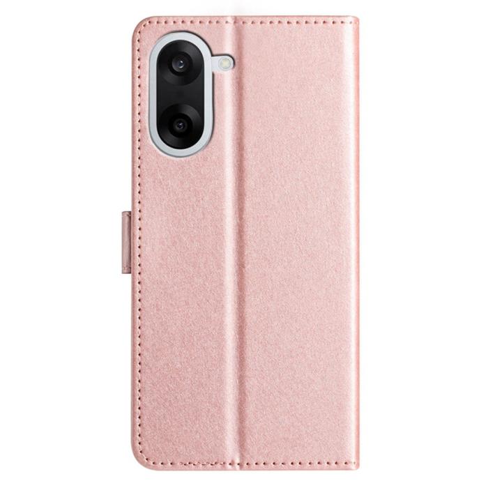 Bild 2,  OnePlus Nord CE5 Fodral Läder Roséguld - Teknikhallen.se