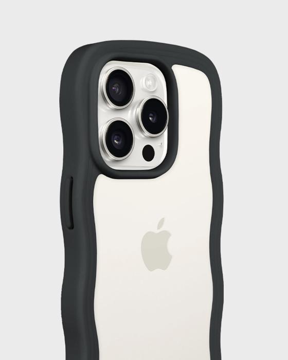 Bild 5, holdit holdit iPhone 14 Pro Max Skal Wavy Svart/Transpare - Teknikhallen.se