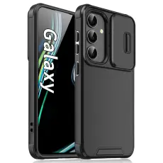  Samsung Galaxy A18 / A17 Skal Hybrid Armor CamCover Svart - Teknikhallen.se