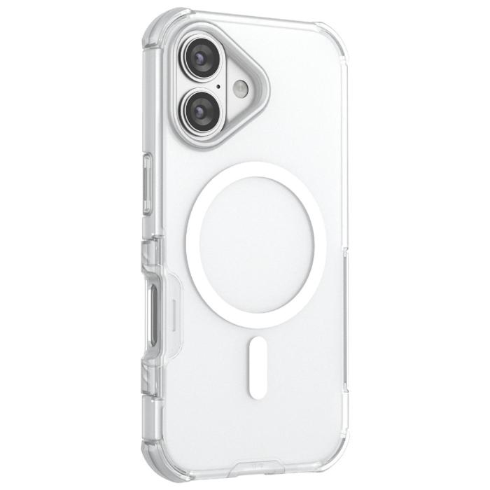 Bild 2,  iPhone 17 Skal MagSafe Shockproof Hybrid Vit - Teknikhallen.se