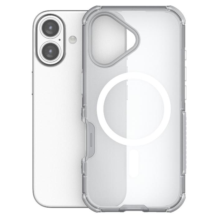 Bild 3,  iPhone 17 Skal MagSafe Shockproof Hybrid Vit - Teknikhallen.se