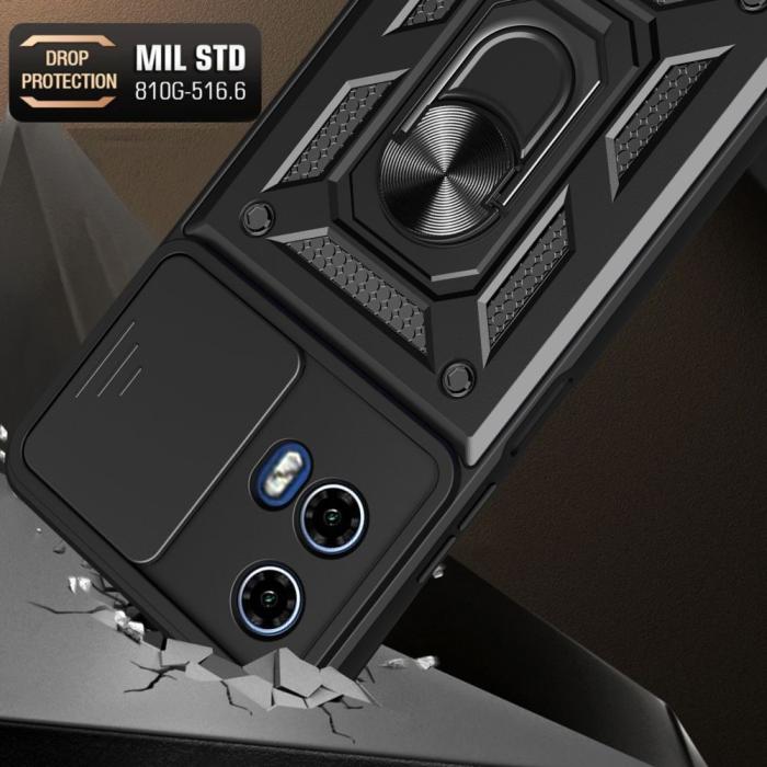 Bild 3, Tech-Protect Tech-Protect Motorola Moto G85 5G Skal CamShield Pro Svart - Teknikhallen.se