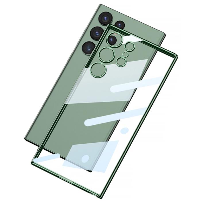 Bild 2, GKK GKK Galaxy S24 Ultra Skal Electroplate TPU Midnight Green - Teknikhallen.se