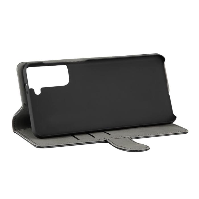 Bild 4, Gear GEAR Samsung Galaxy S21 Plus Fodral Läder Svart - Teknikhallen.se