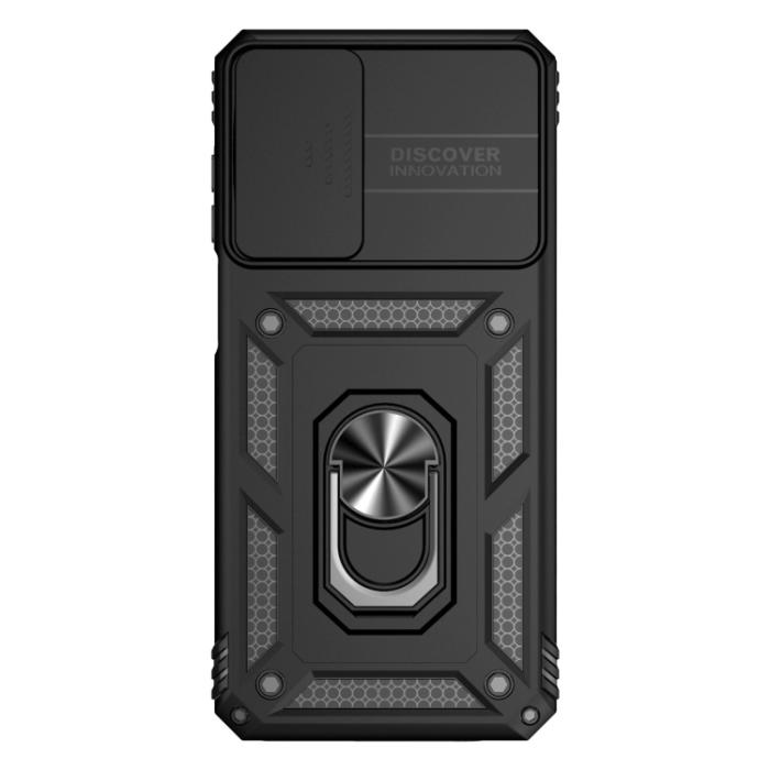 Bild 2,  Motorola Moto G52/G82 Skal CamShield Ring Armor Svart - Teknikhallen.se