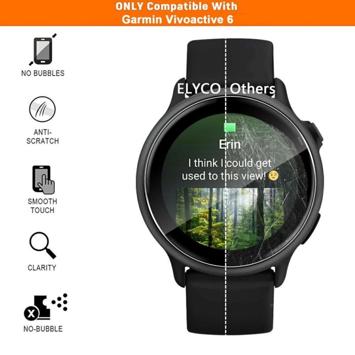 Bild 2,  Garmin Vivoactive 6 3-PACK Skärmskydd TPU - Teknikhallen.se