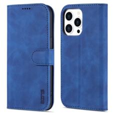 AZNS AZNS iPhone 14 Pro Fodral L&auml;der Bl&aring; - Teknikhallen.se
