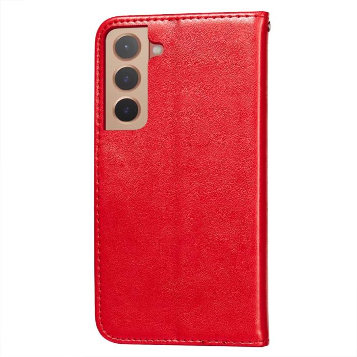Bild 3,  Samsung Galaxy S22 Plus Fodral Tre Ränder Röd - Teknikhallen.se