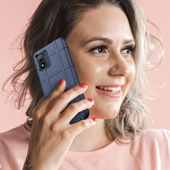 Bild 6,  Motorola Moto E13 Skal Robust Blå - Teknikhallen.se