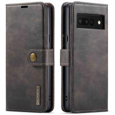 DG.MING DG.MING Google Pixel 7 Pro 2in1 Magnet Fodral / Skal Gr&aring; - Teknikhallen.se