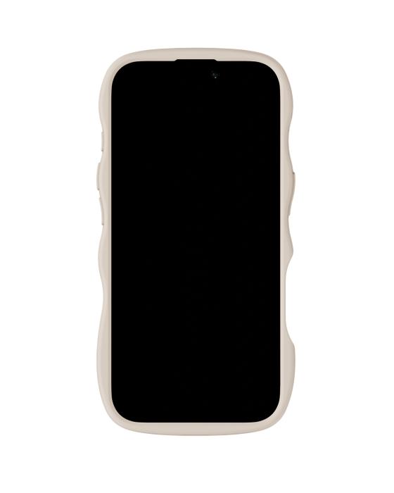 Bild 4, holdit holdit iPhone 17 Mobilskal Wavy Light Beige/Transparent - Teknikhallen.se