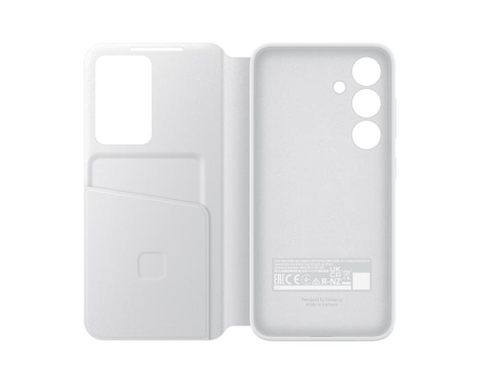 Bild 4, Samsung Samsung Galaxy S24 Fodral Smart Clear View White - Teknikhallen.se