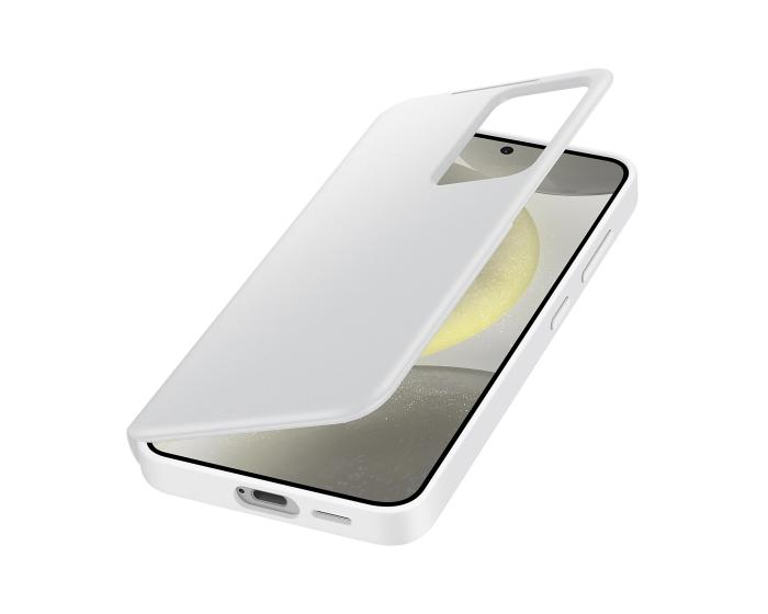 Bild 5, Samsung Samsung Galaxy S24 Fodral Smart Clear View White - Teknikhallen.se