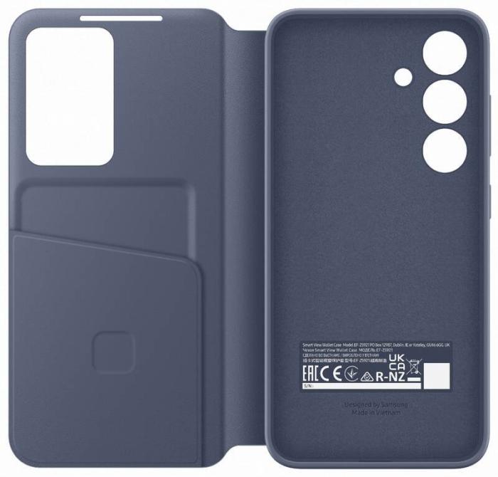 Bild 4, Samsung Samsung Galaxy S24 Fodral Smart Clear View Violet - Teknikhallen.se