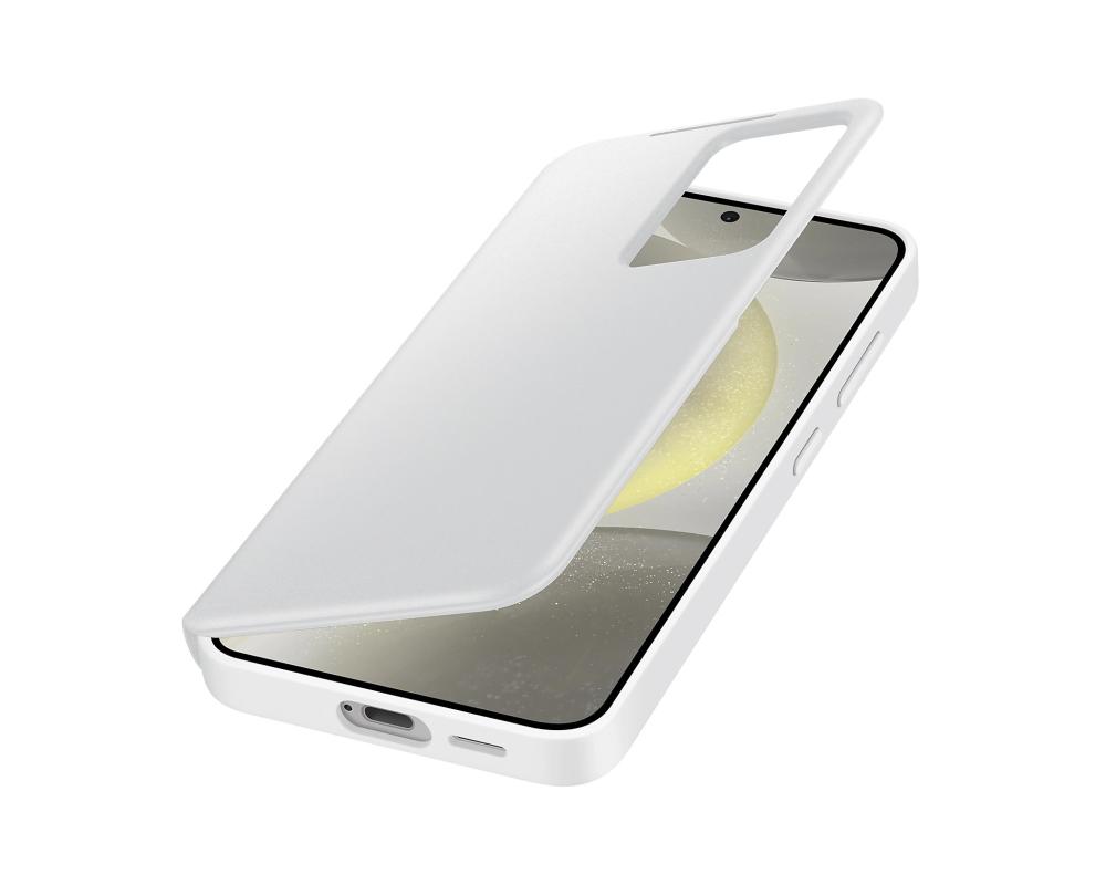 Samsung Samsung Galaxy S24 Fodral Smart Clear View White - Teknikhallen.se