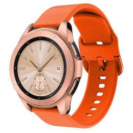  Silikon Armband För Smartwatch (20mm) - Orange - Teknikhallen.se