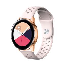  Träningsarmband I Ihåligt Silikon (20mm) - Ljus Rosa - Teknikhallen.se