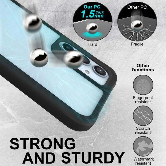 Bild 2,  Samsung Galaxy A34 5G Skal Combat X Hybrid Svart - Teknikhallen.se
