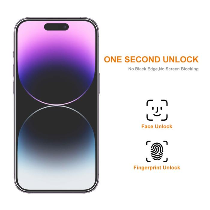 Bild 3, ENKAY ENKAY iPhone 16 Pro Max Skärmskydd 2-PACK Härdat Glas - Teknikhallen.se