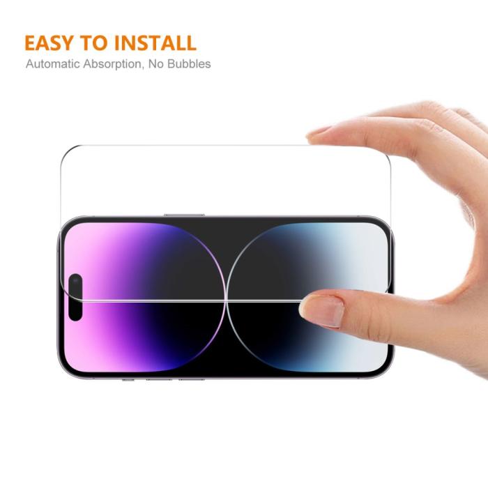 Bild 4, ENKAY ENKAY iPhone 16 Pro Max Skärmskydd 2-PACK Härdat Glas - Teknikhallen.se
