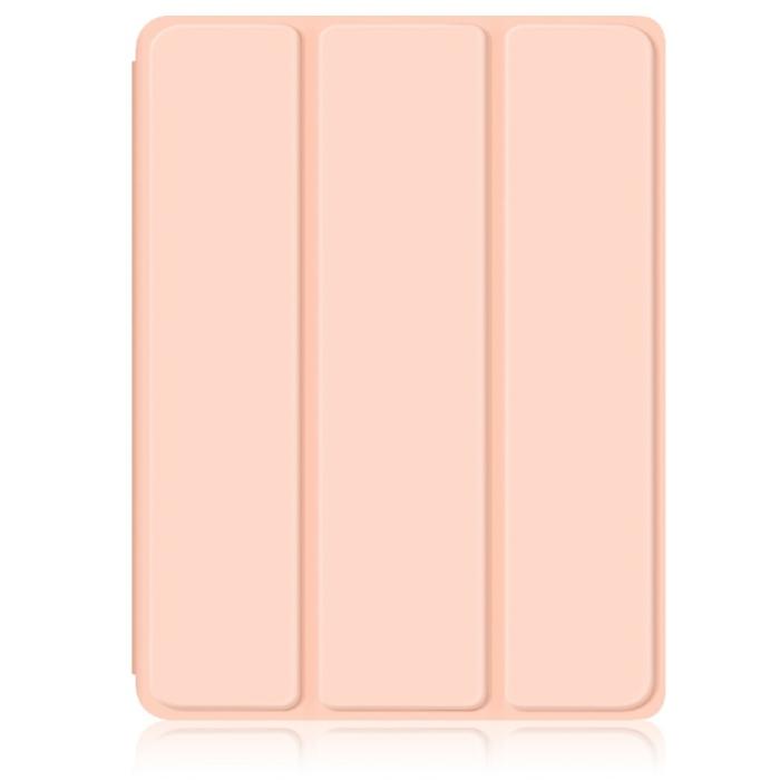 Bild 2,  iPad Mini 2024/2021 Fodral Tri-Fold Hybrid Pennhållare Ljus Rosa - Teknikhallen.se