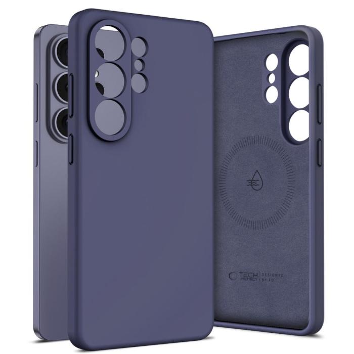 Bild 3, Tech-Protect Tech-Protect Galaxy S26 Ultra Skal MagSafe Silicone Cobalt Violet - Teknikhallen.se