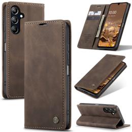 CASEME CASEME Samsung Galaxy A16 Fodral Flip Retro Läder Brun - Teknikhallen.se