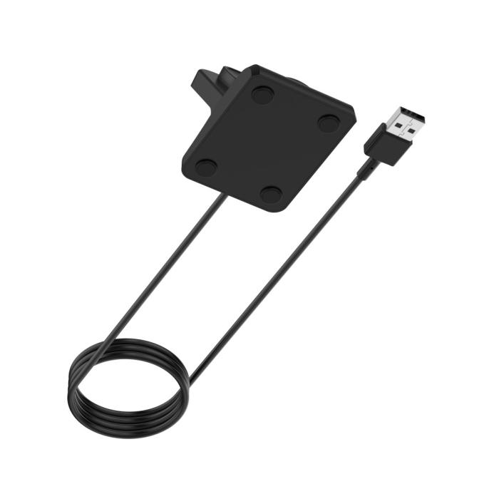 Bild 4,  1m Laddare Till Fitbit Versa 4 / 3 / Sense / Sense 2 Svart - Teknikhallen.se